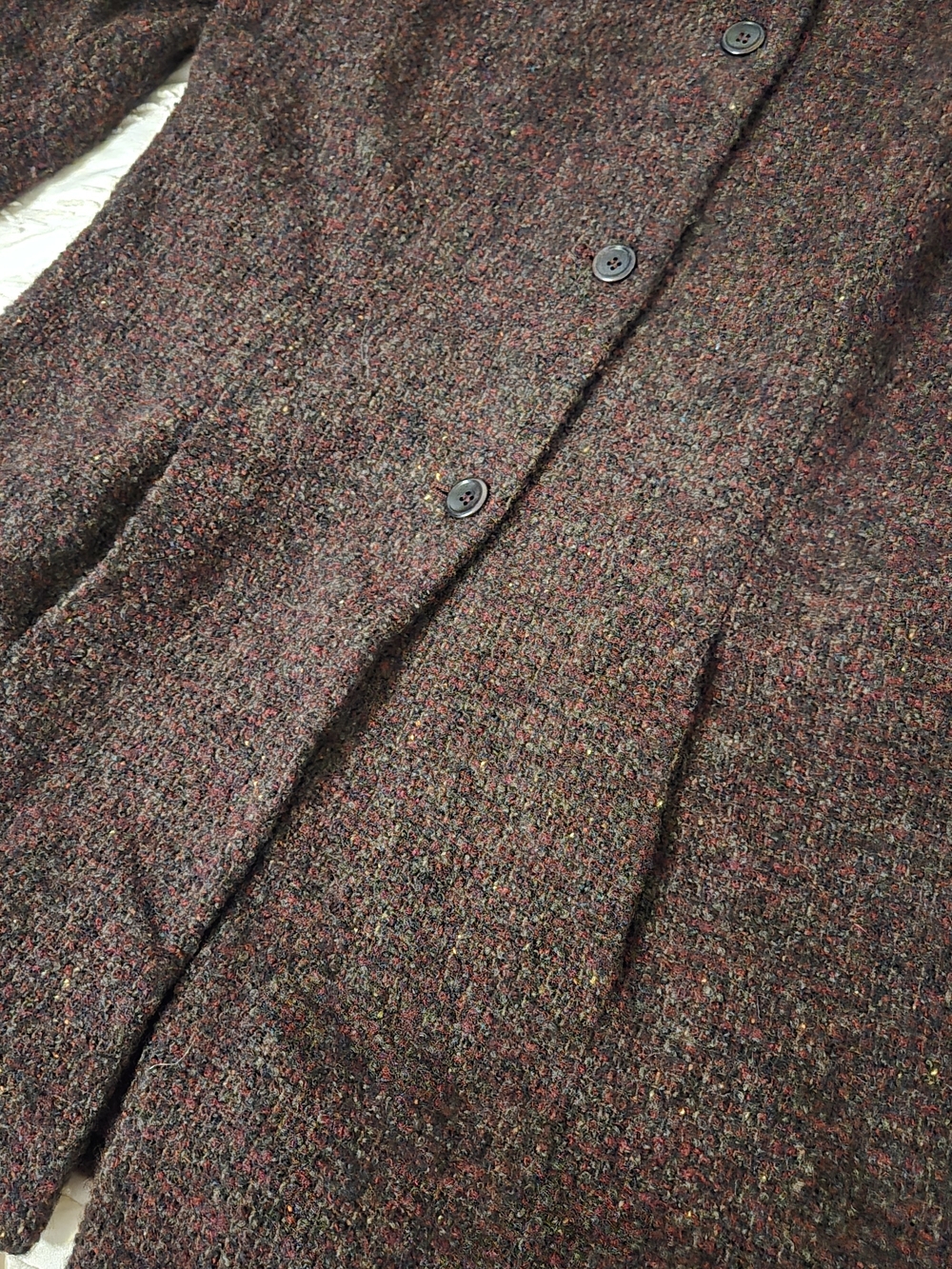 Jones New York Textured Wool-Blend Coat - Picture 7 of 8